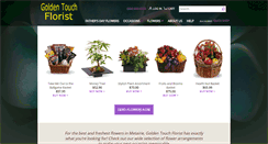 Desktop Screenshot of goldentouchflowers.com